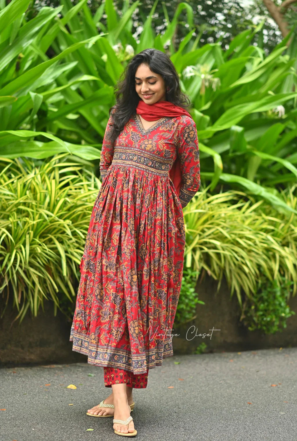 EXCLUSIVE DESIGNER HEAVY COTTON WITH  EMBROIDERY WORK SUIT