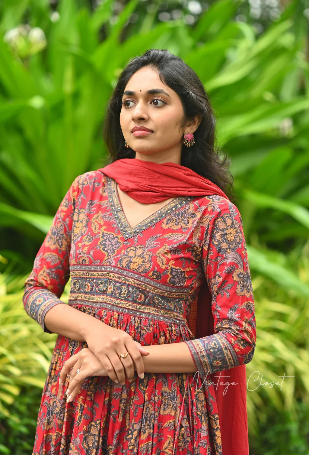 EXCLUSIVE DESIGNER HEAVY COTTON WITH  EMBROIDERY WORK SUIT