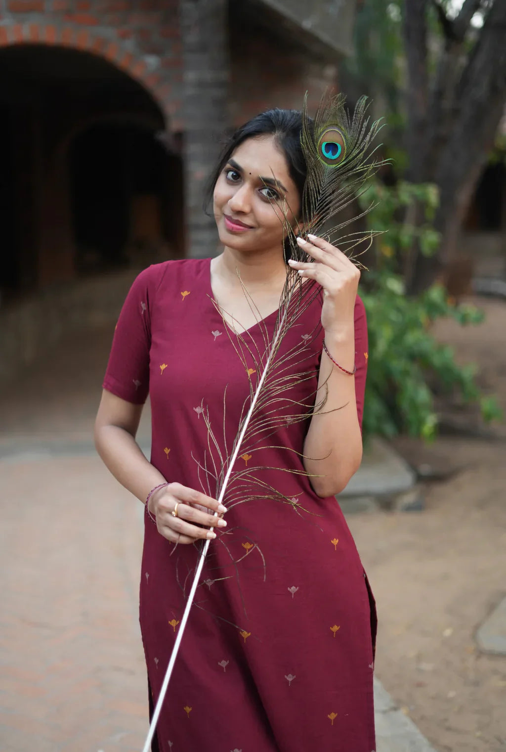 Women Cotton Printed Kurta Set