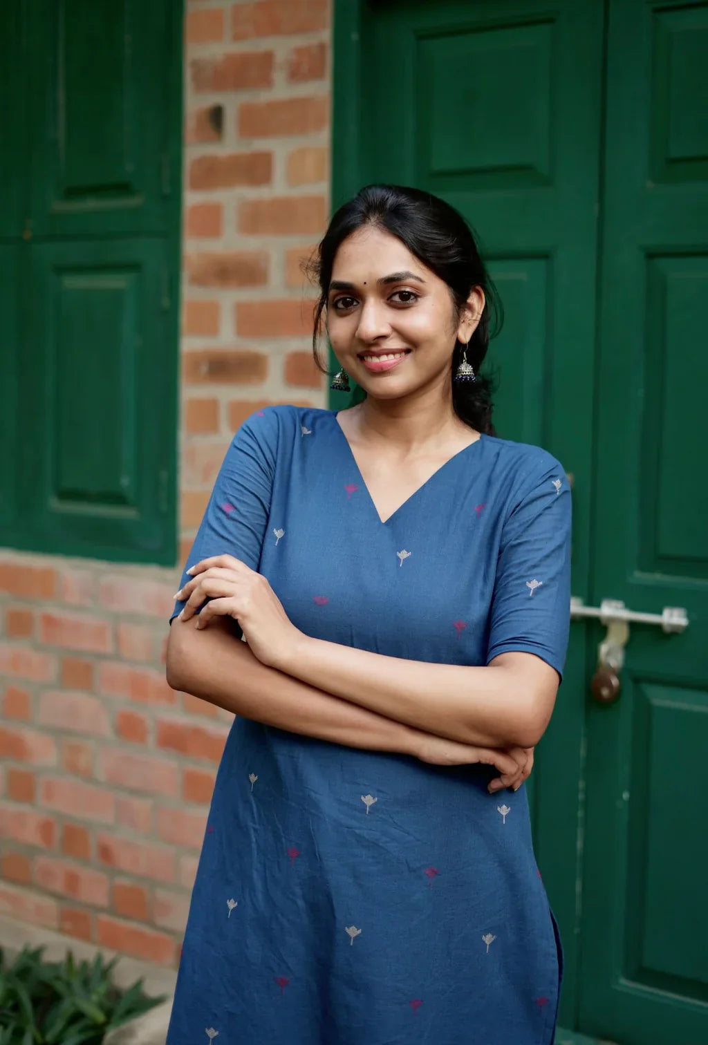 Women Cotton Printed Kurta Set