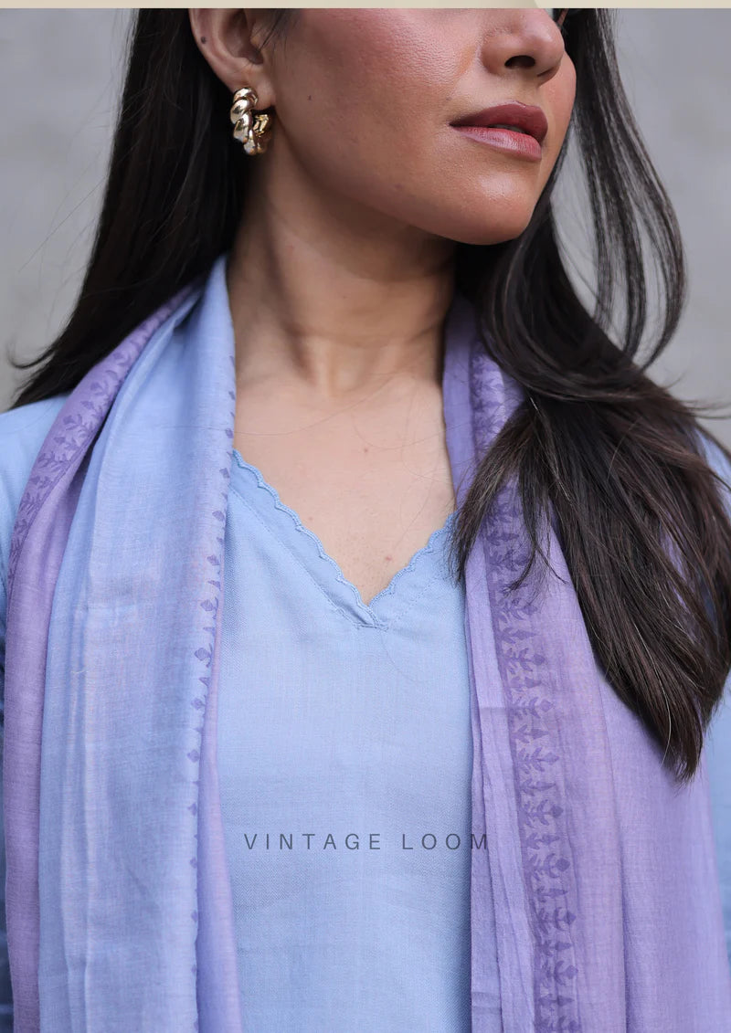 Cotton Kurti With Pant & Dupatta Set