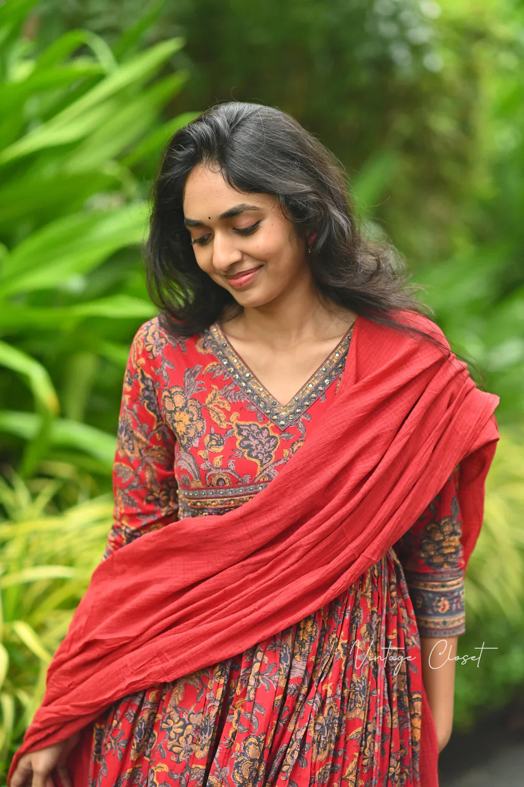 EXCLUSIVE DESIGNER HEAVY COTTON WITH  EMBROIDERY WORK SUIT