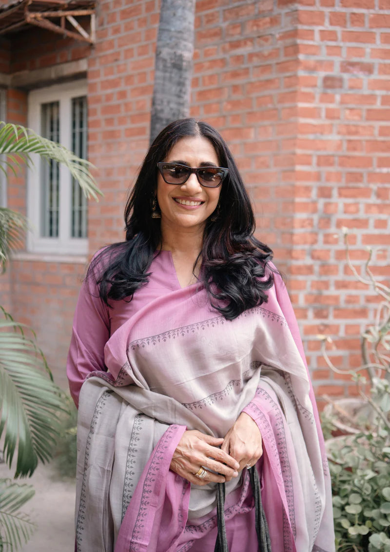 Cotton Kurti With Pant & Dupatta Set