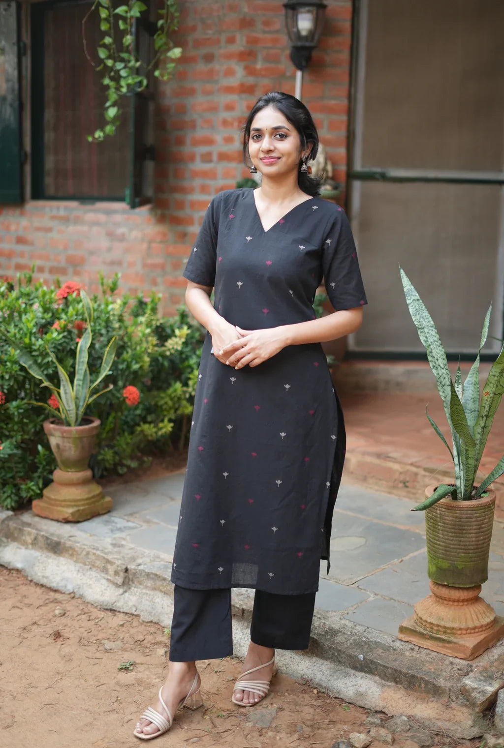 Women Cotton Printed Kurta Set