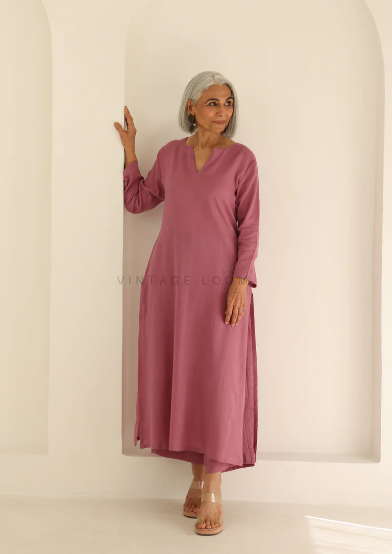 Cotton Kurti With Pant & Dupatta Set