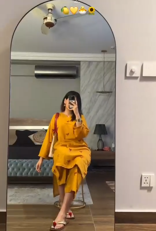 Cotton Embroidered Kurta Set