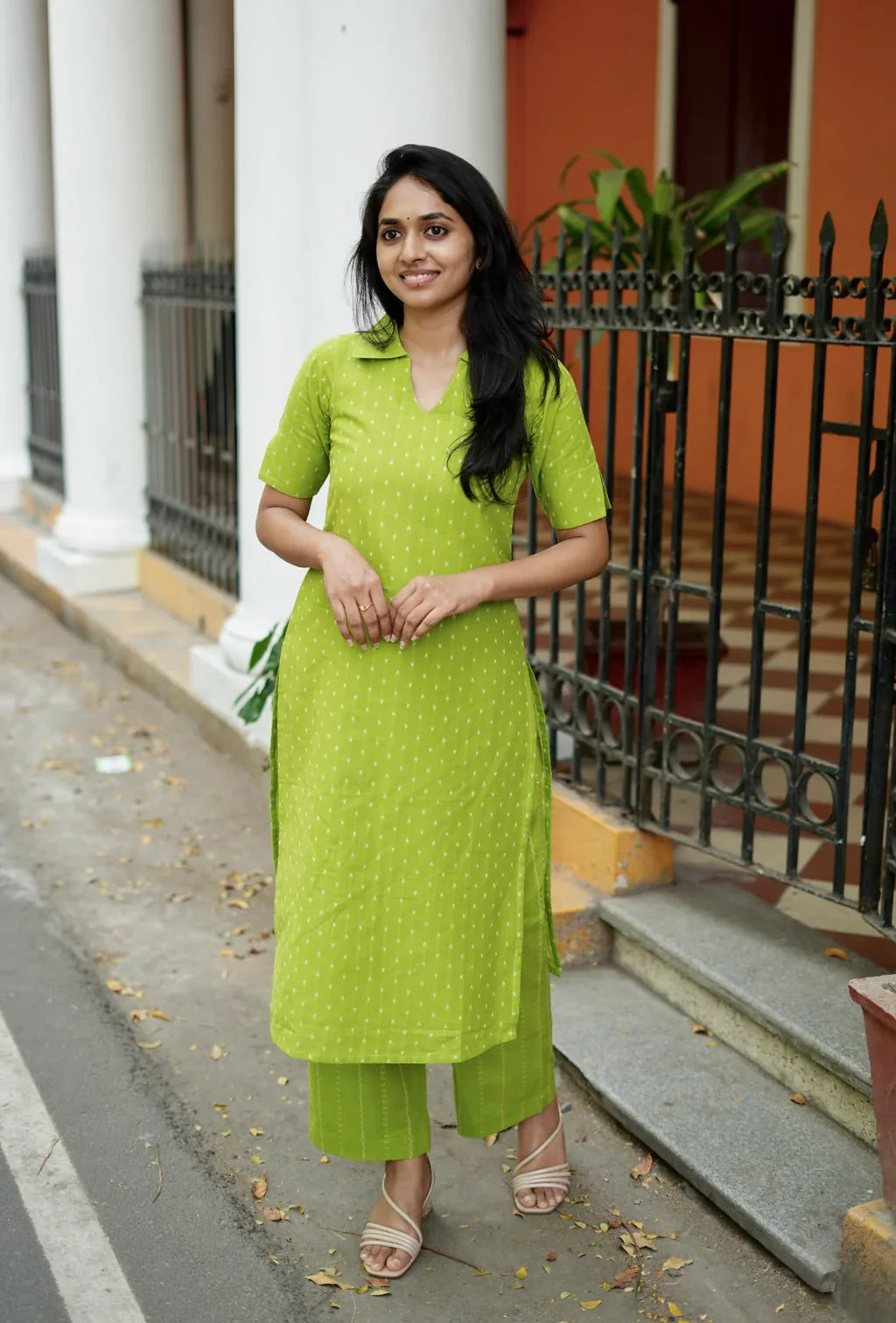 Women Cotton Printed Kurta Set