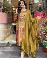 Women's Designer Party Wear Soft Premium Silk Salwar Suit