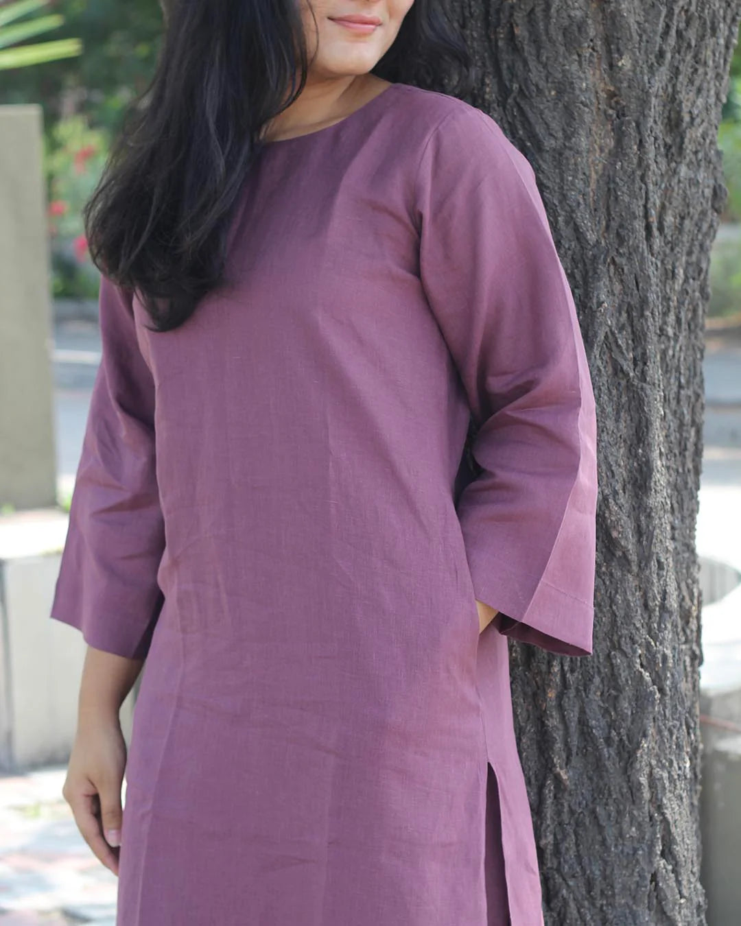 Elegant Straight Cotton Kurta & Pant Set