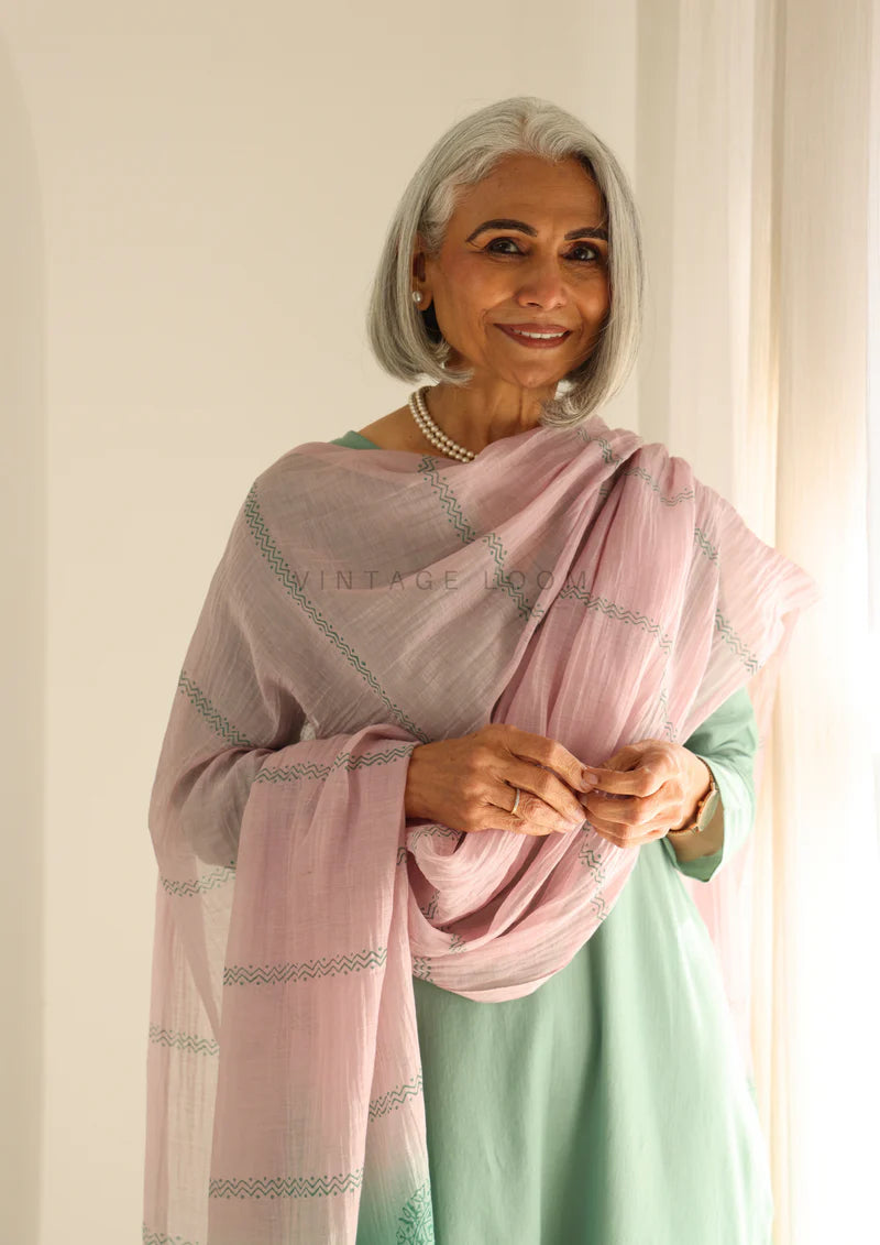 Cotton Kurti With Pant & Dupatta Set