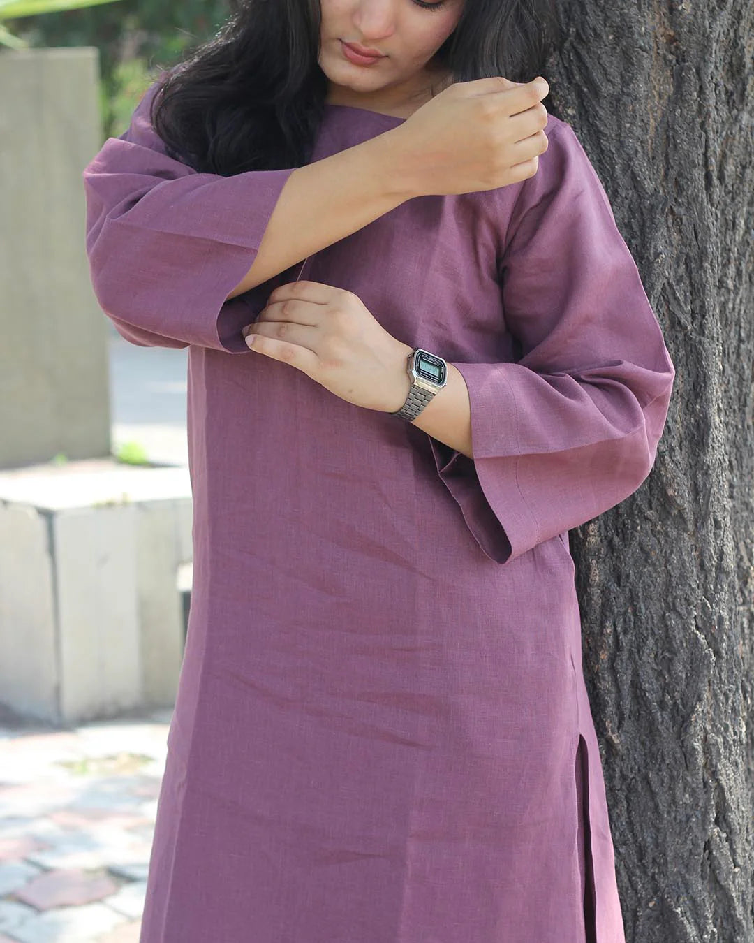 Elegant Straight Cotton Kurta & Pant Set