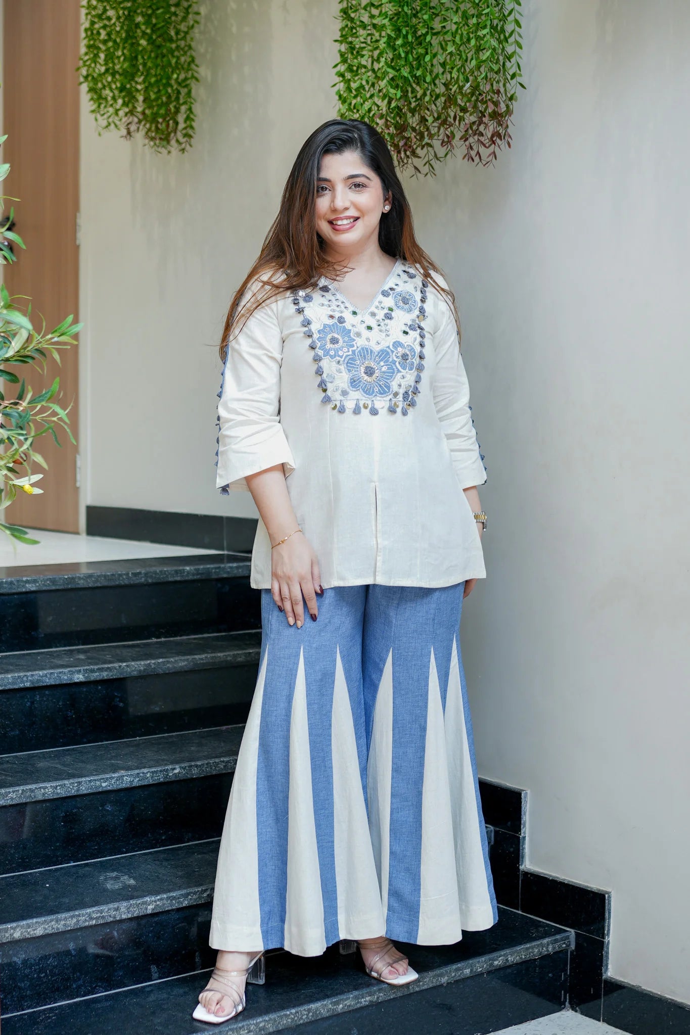 Women Embroidered Co Ord Set