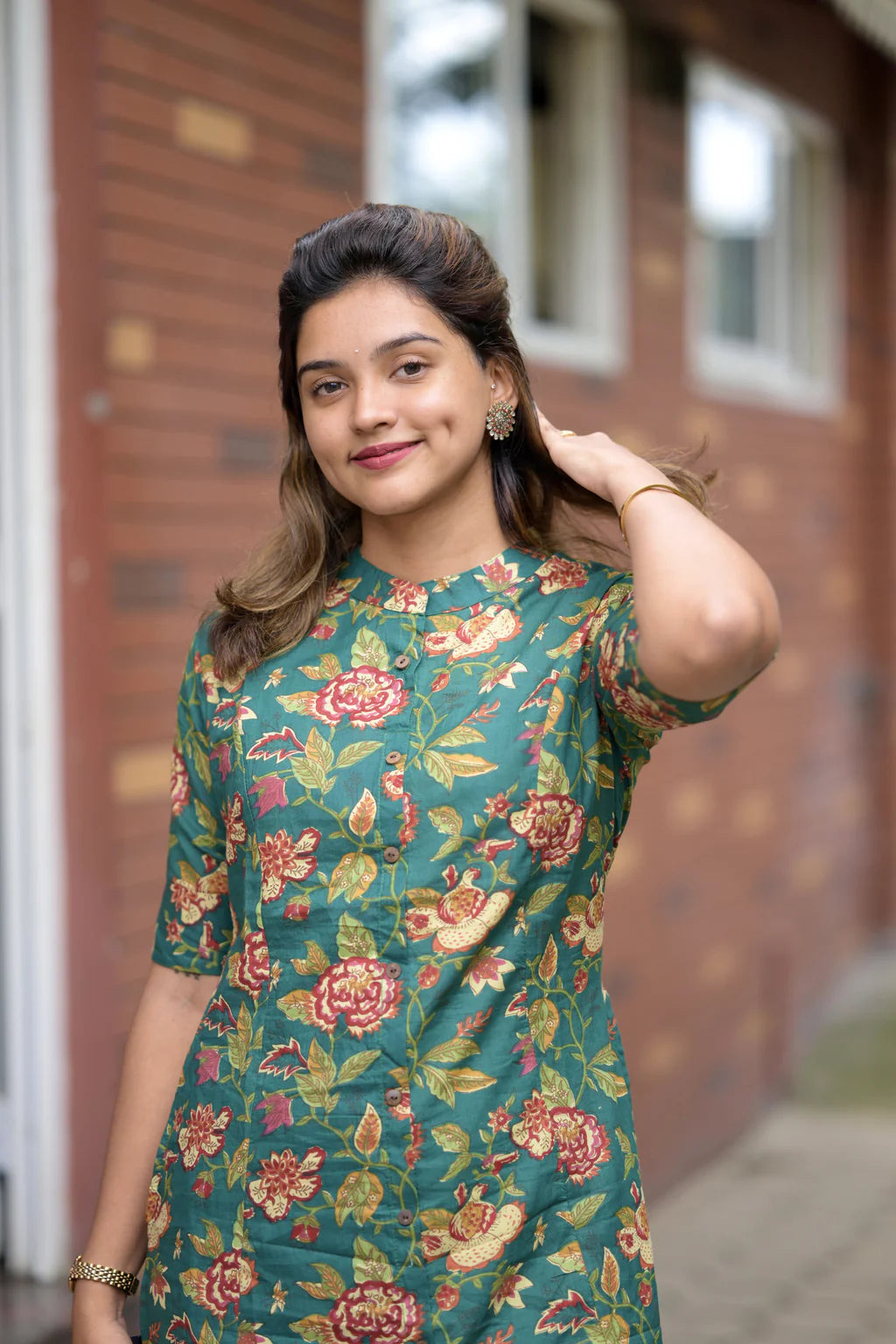 WOMEN CASUAL COTTON PRINTED CO-ORD SET