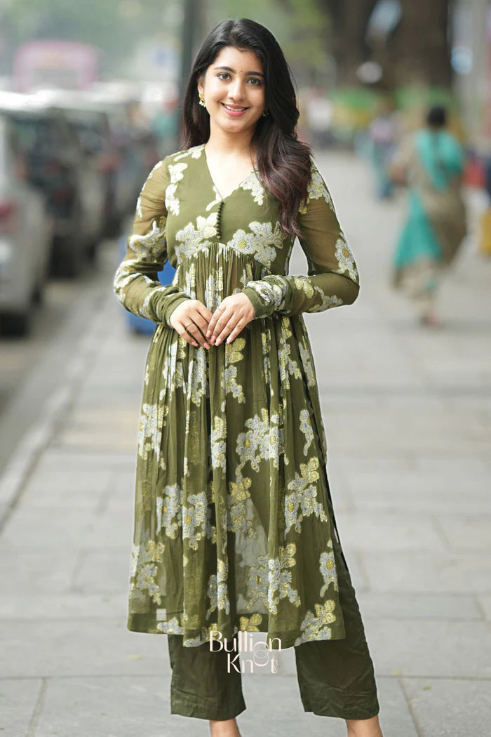 Kurta Set in Olive