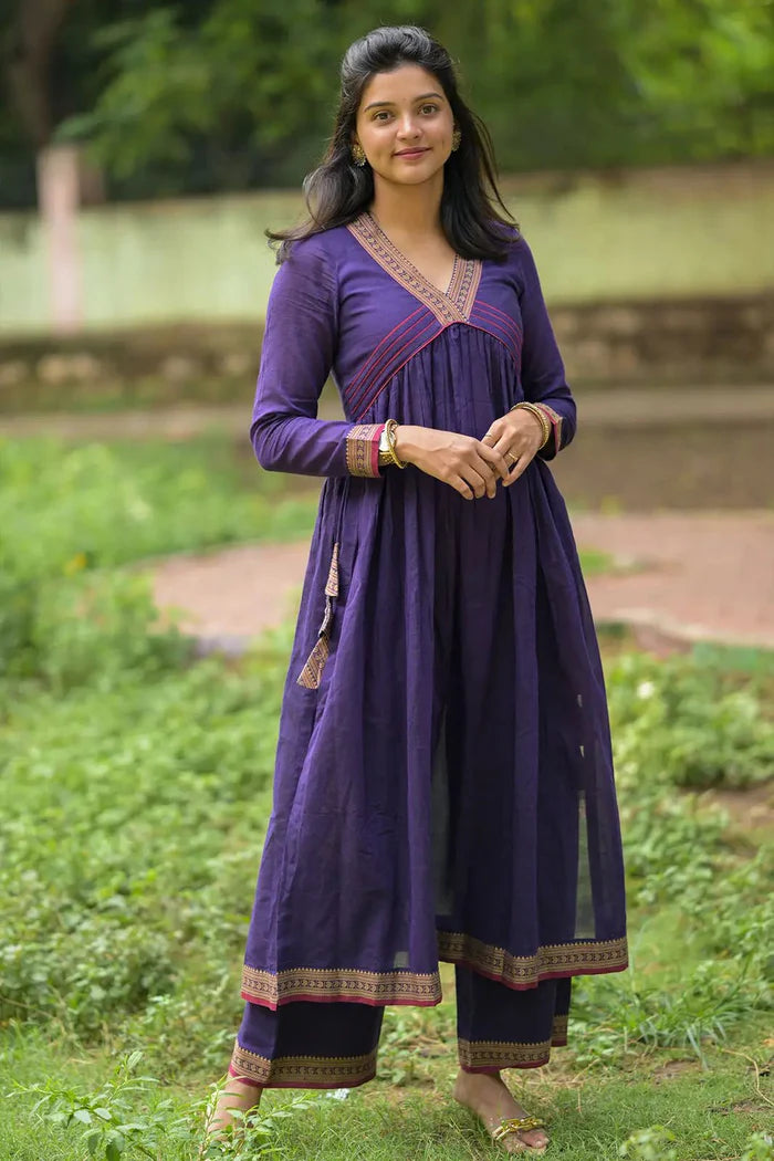 Cotton Fabric For Casual And Festive Occasions Kurta Set