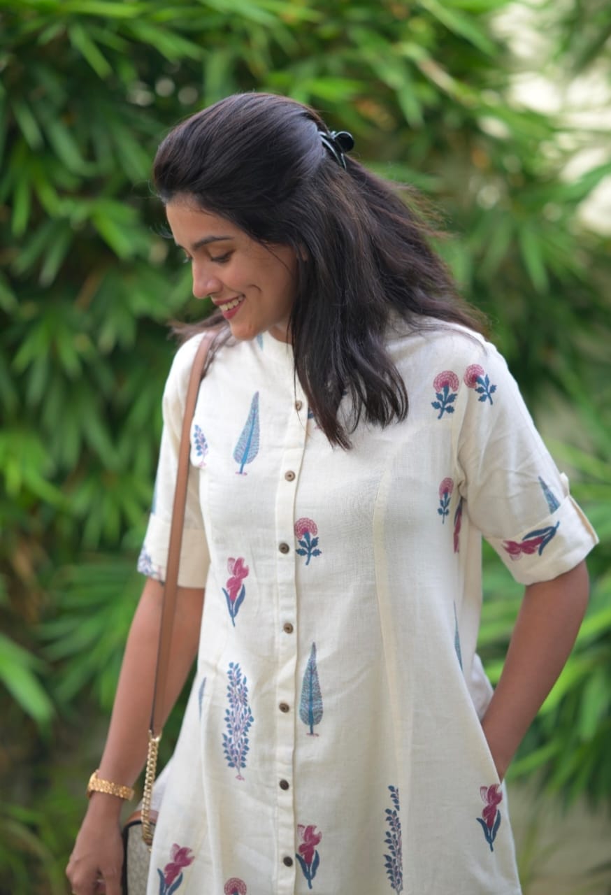 WOMEN CASUAL COTTON PRINTED CO-ORD SET