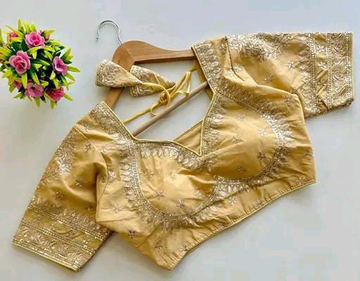 Women Embroidered Blouse Piece