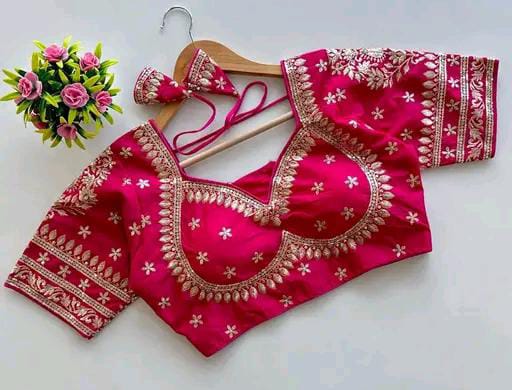 Women Embroidered Blouse Piece