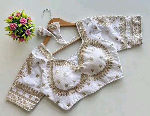 Women Embroidered Blouse Piece