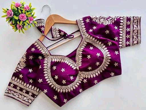 Women Embroidered Blouse Piece