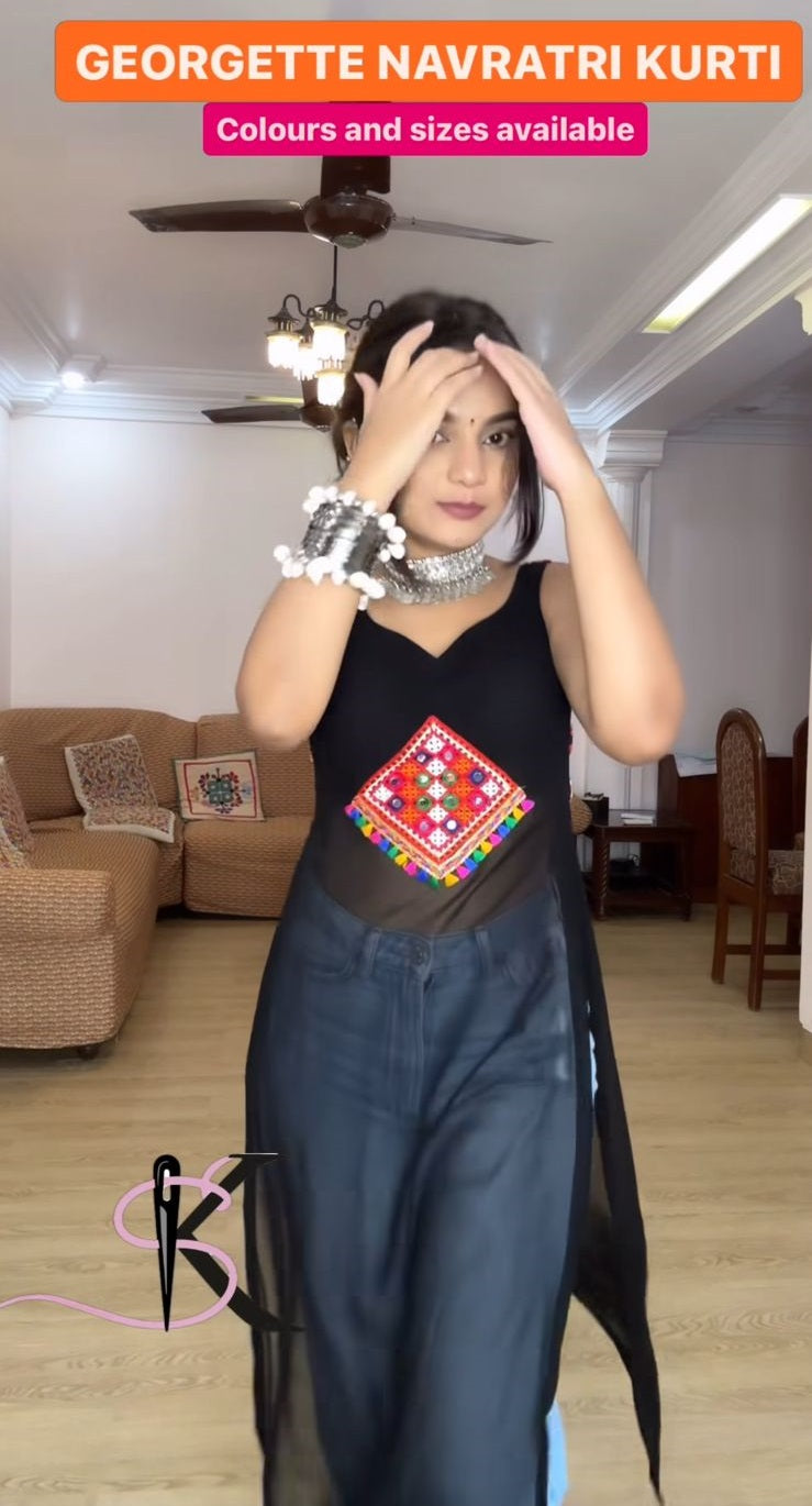 Navratri Special Gamthi Kurta