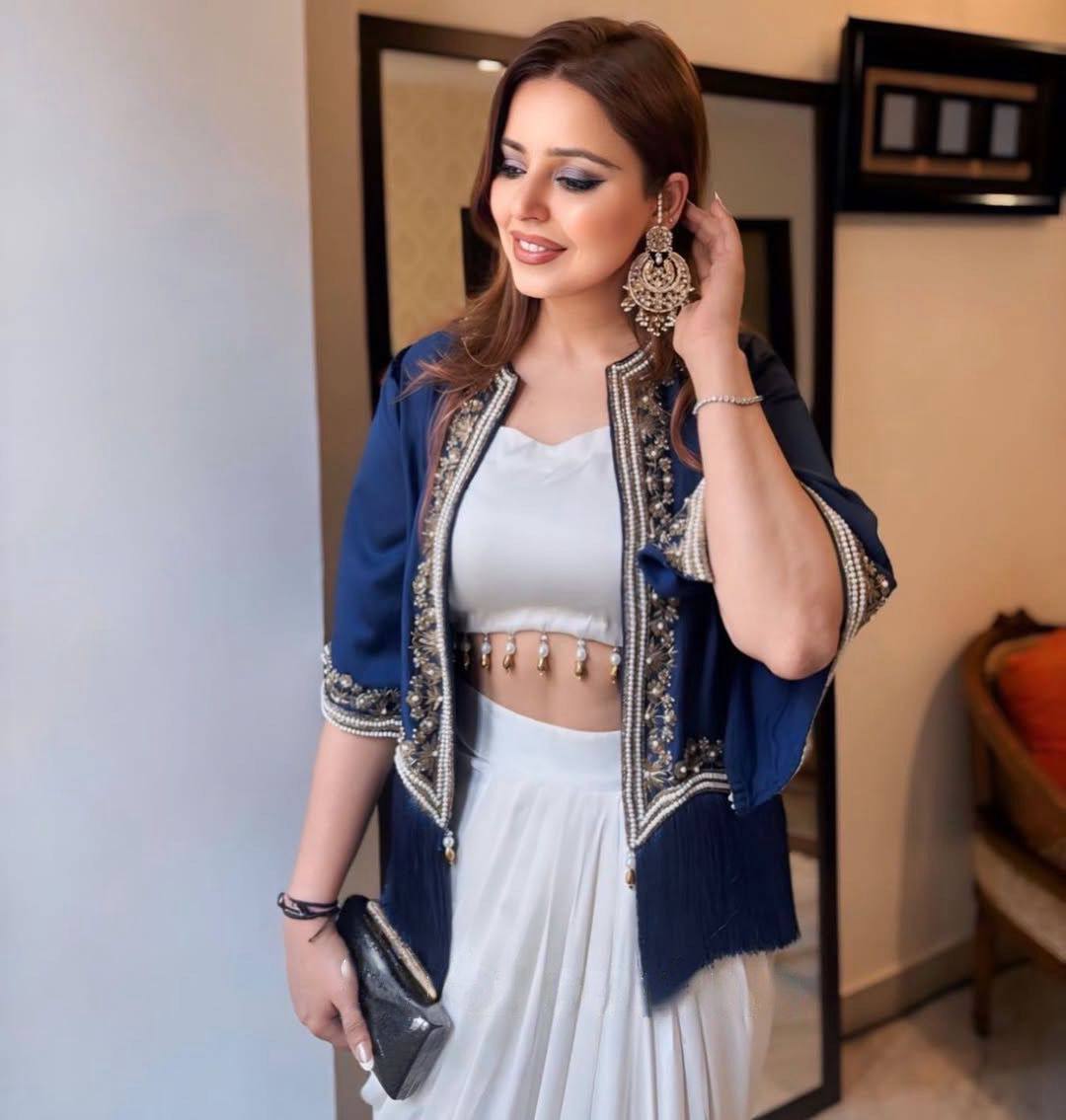 NEW THREE PIECE WESTERN READY TO WEAR DRAPED DHOTI WITH KOTI