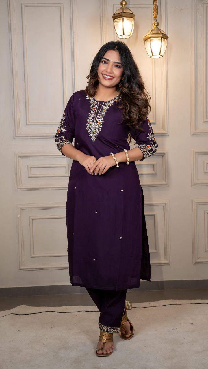 New Designers Kurta Pent Dupatta Set