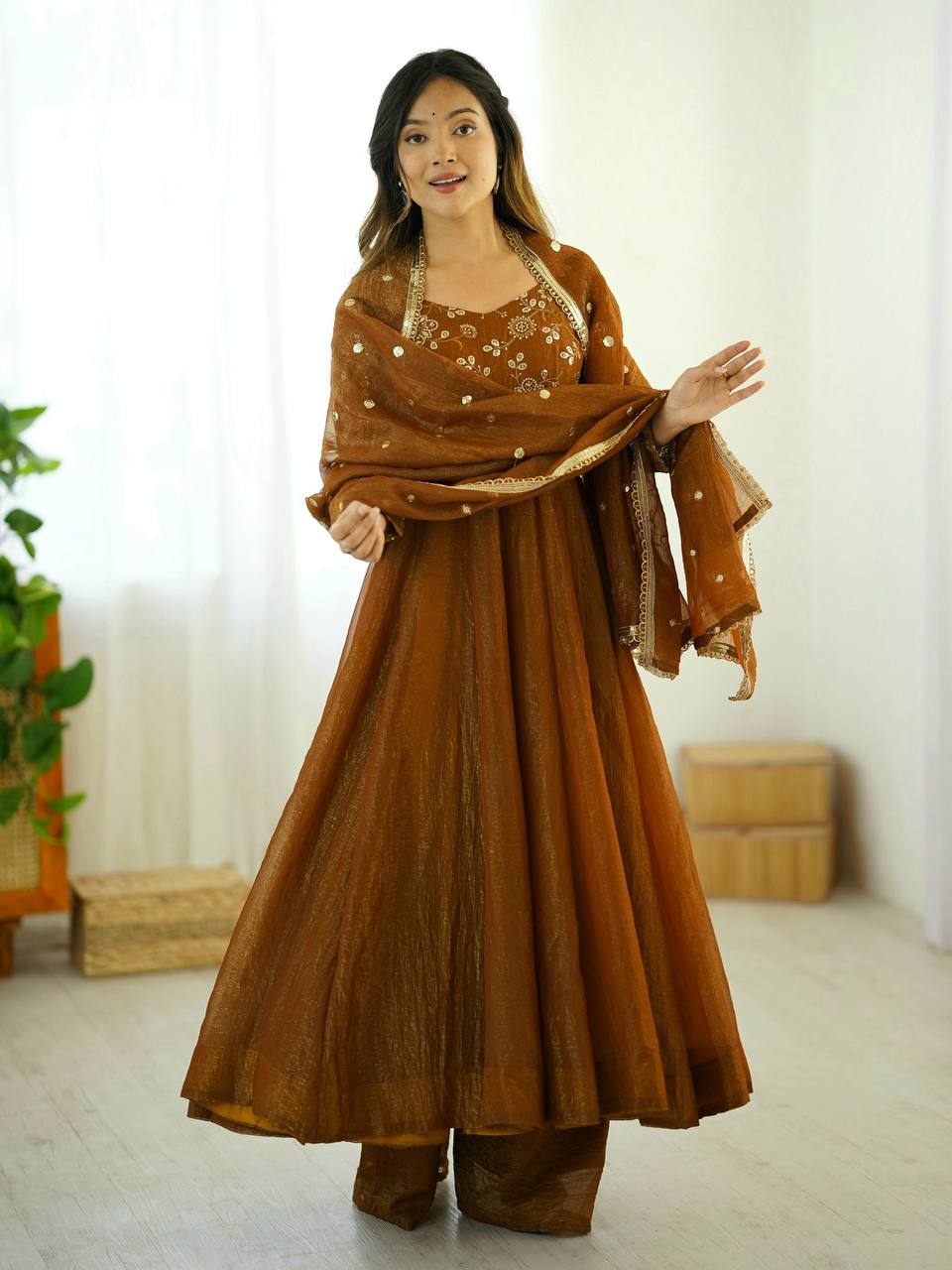 Women Ethnic Anarkali Gown