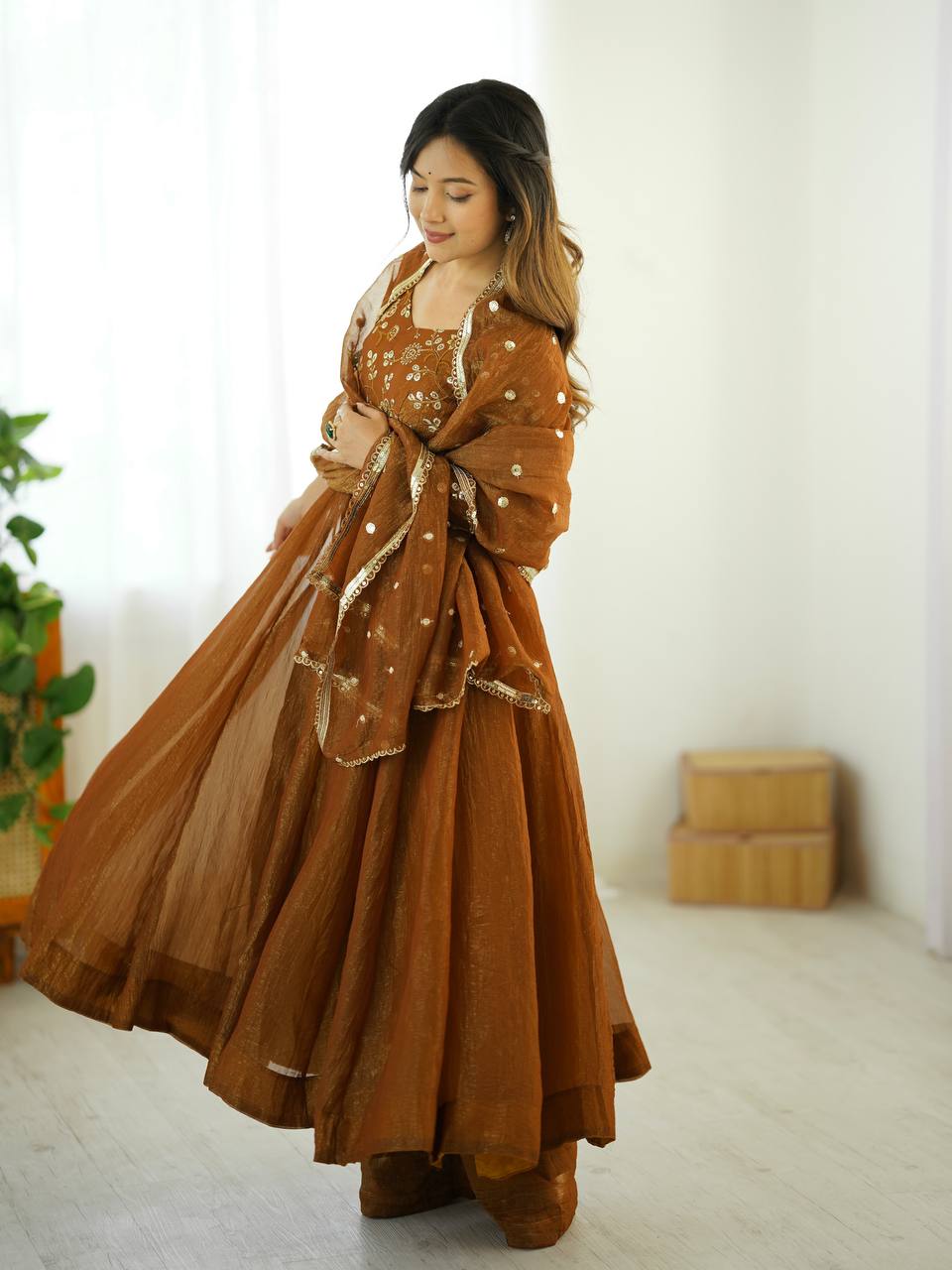 Women Ethnic Anarkali Gown