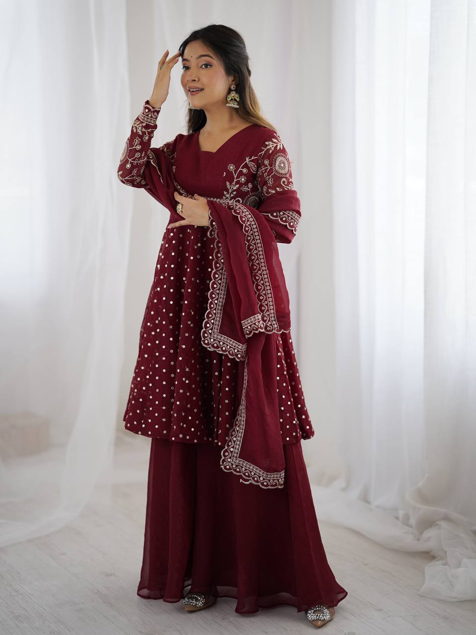 Women’s Ethnic Sharara Set