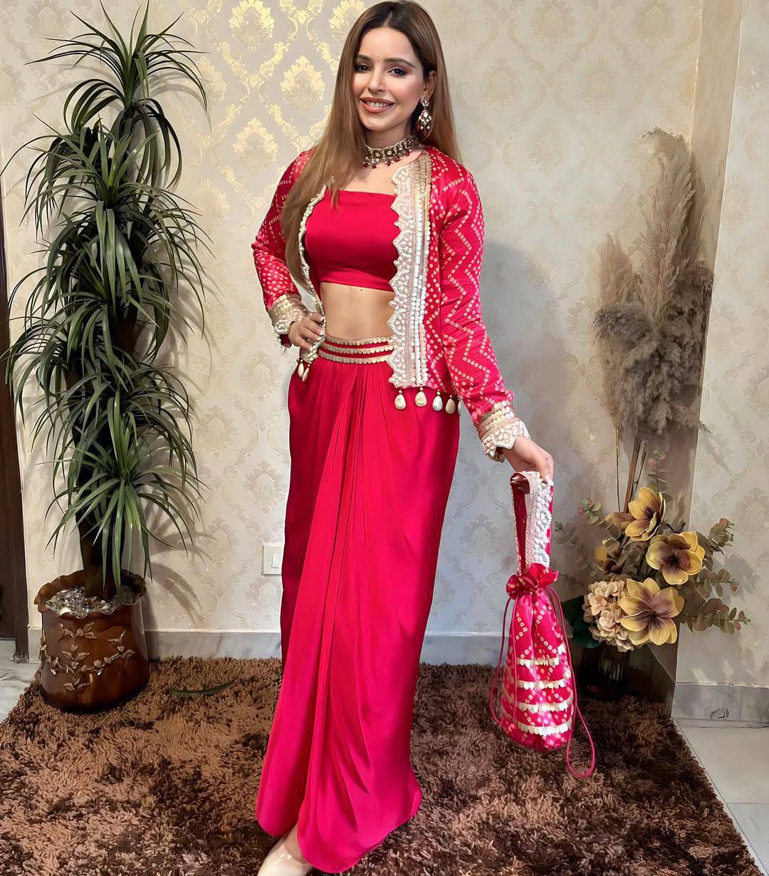 NEW THREE PIECE WESTERN OUTFIT FOR TRENDY WEDDING SEASON