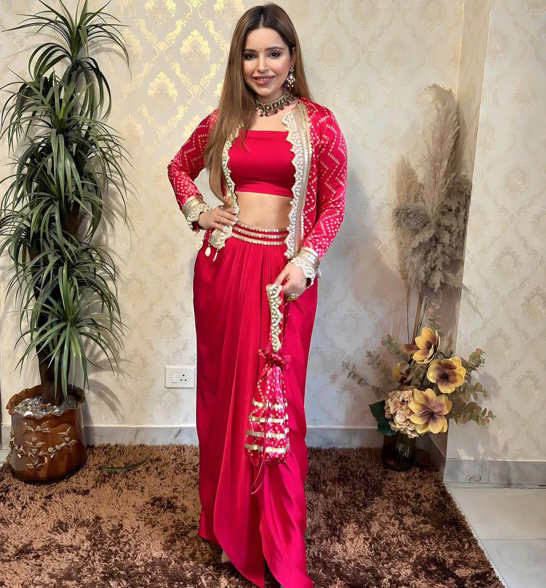 NEW THREE PIECE WESTERN OUTFIT FOR TRENDY WEDDING SEASON