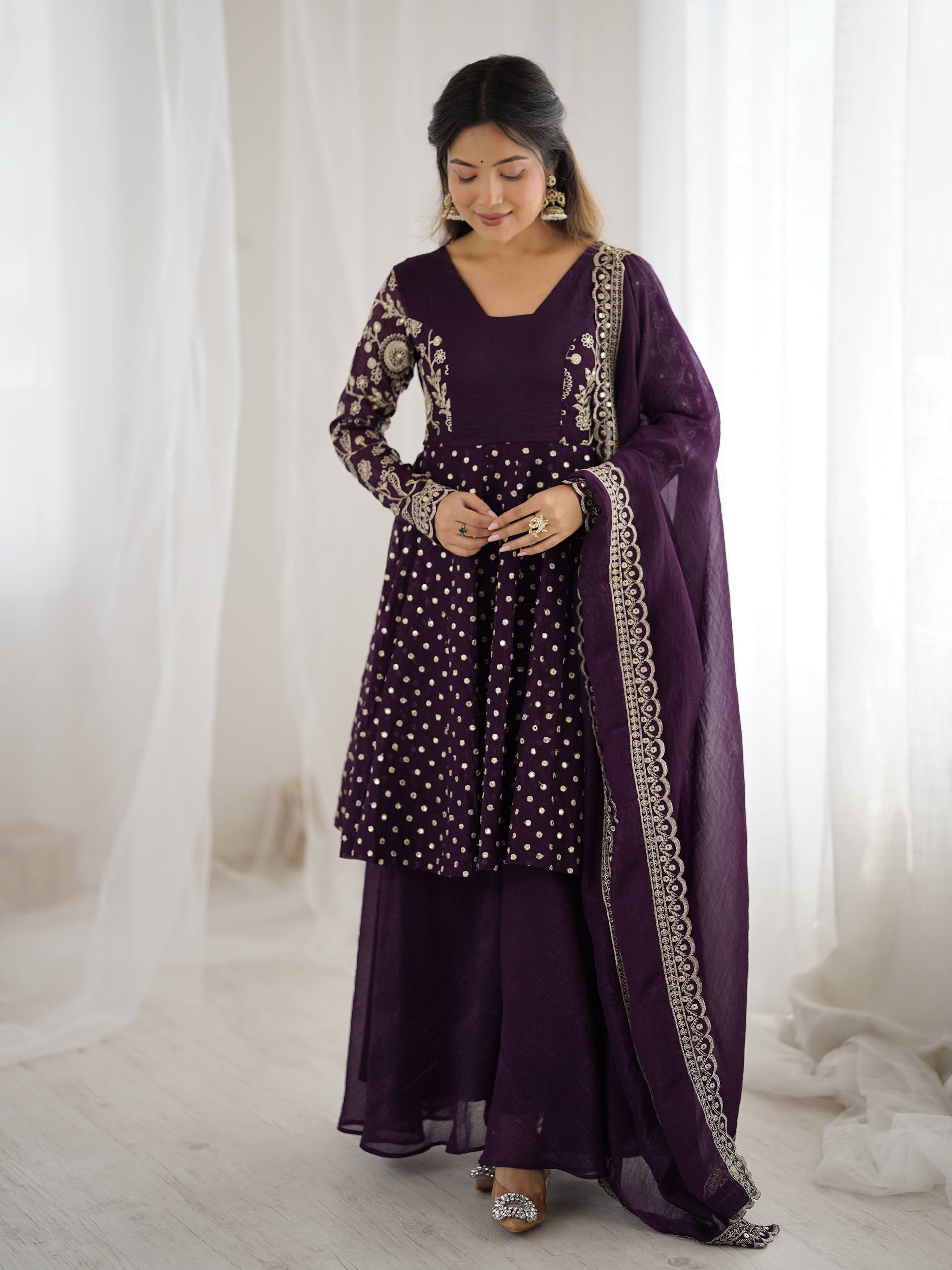 Women’s Ethnic Sharara Set