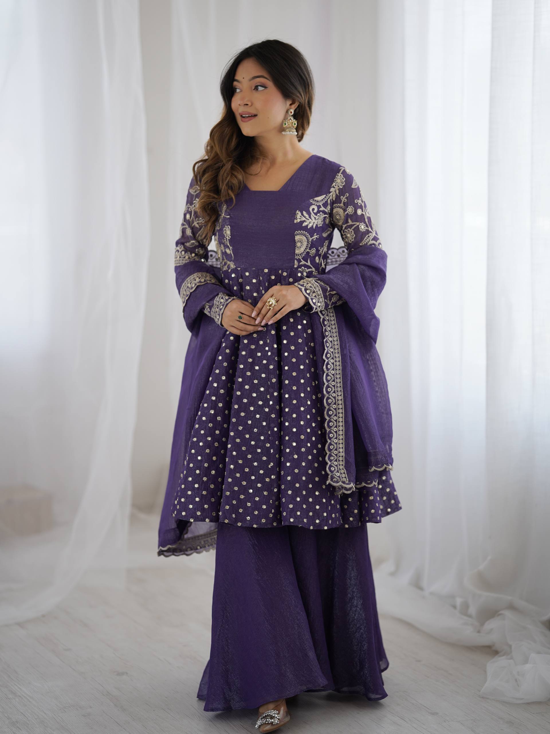 Women’s Ethnic Sharara Set