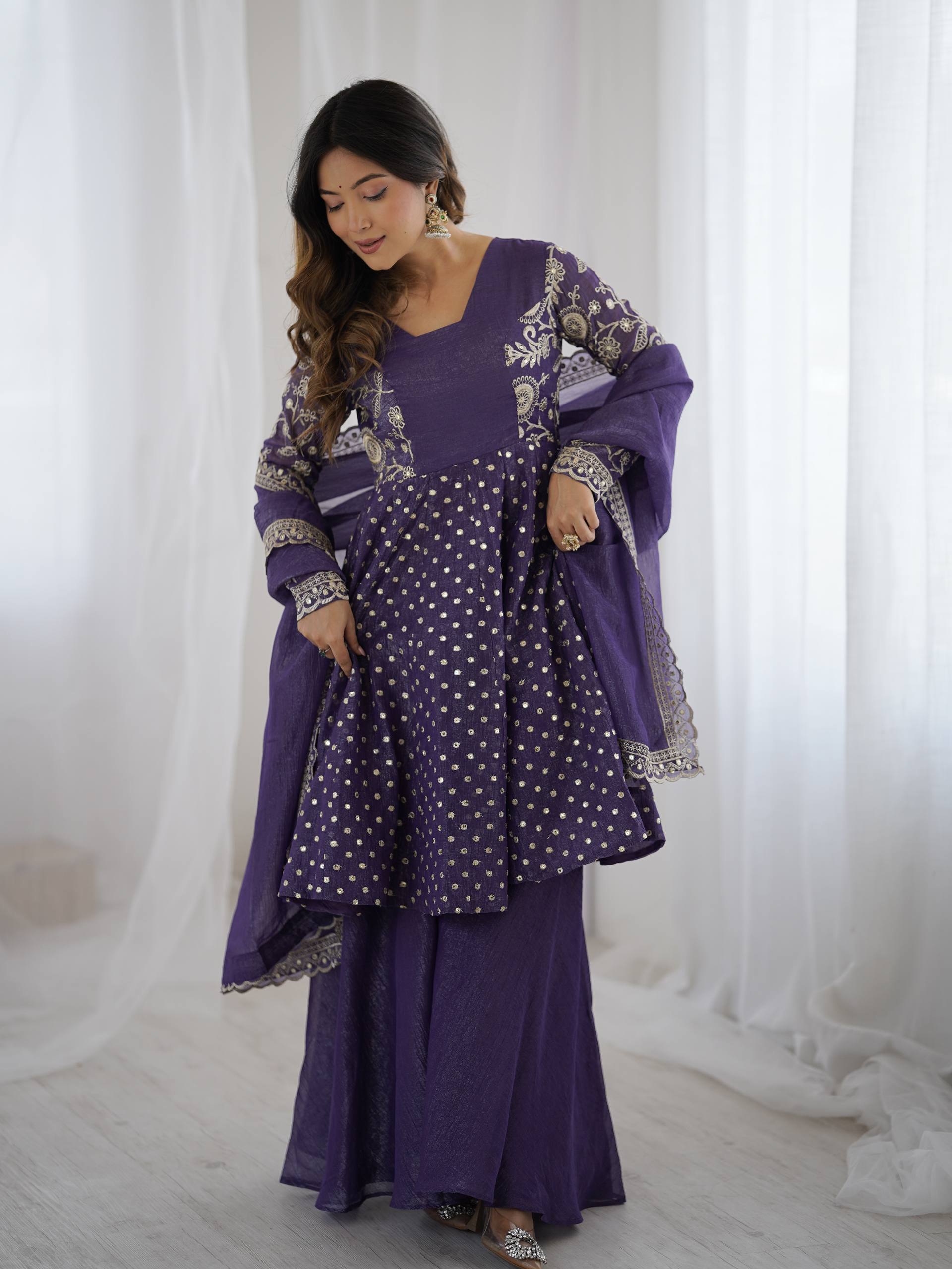 Women’s Ethnic Sharara Set