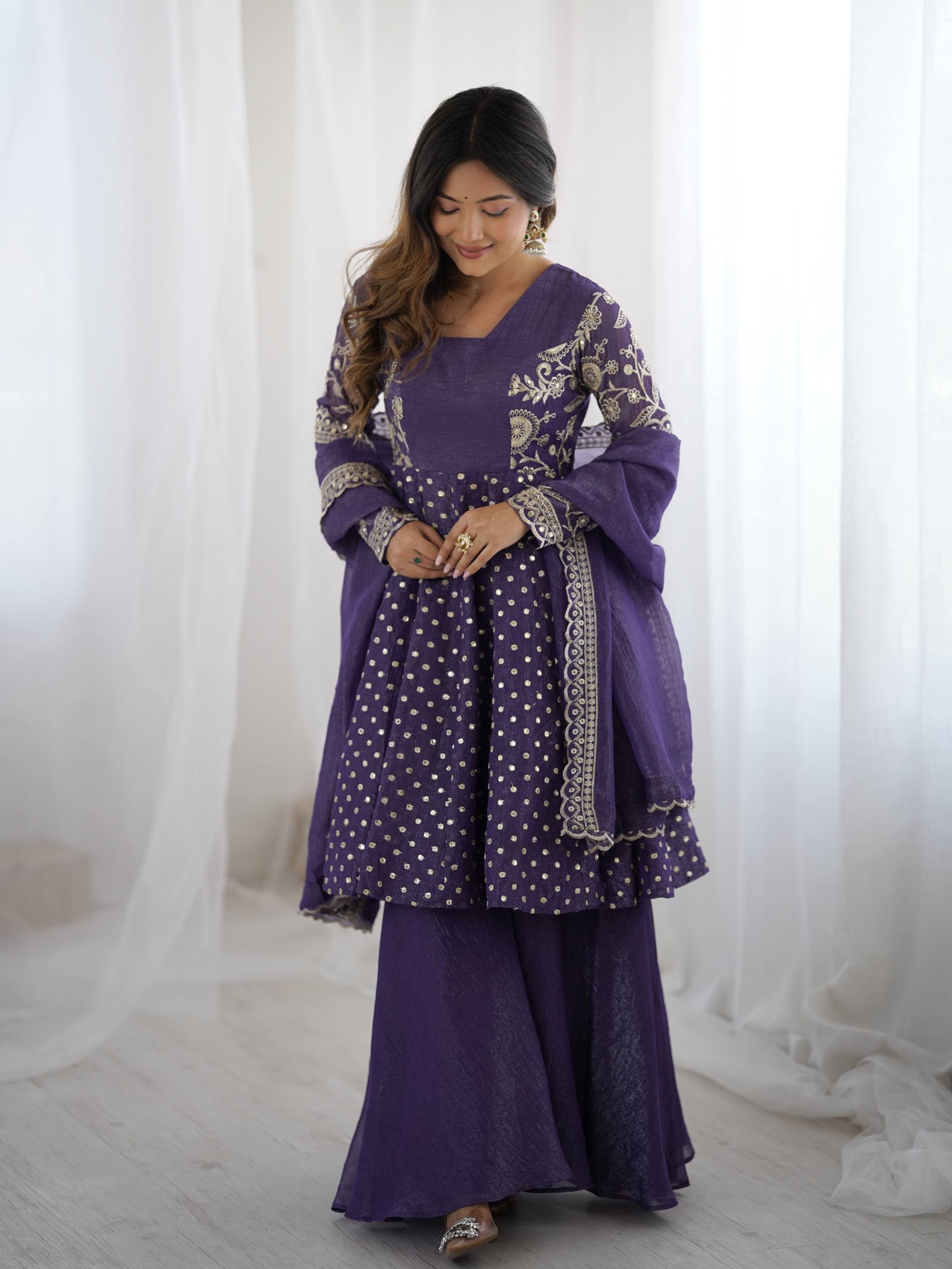 Women’s Ethnic Sharara Set