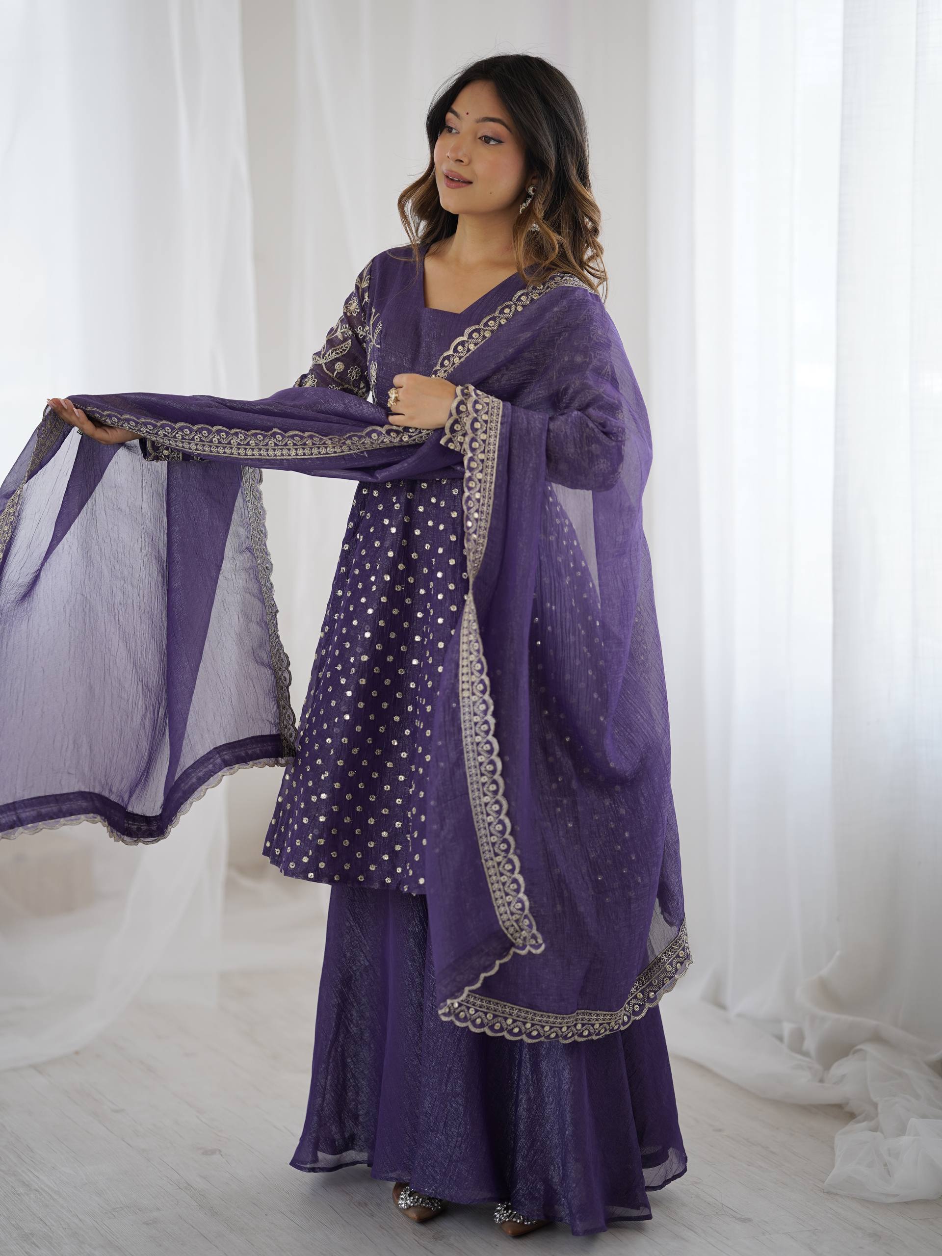 Women’s Ethnic Sharara Set