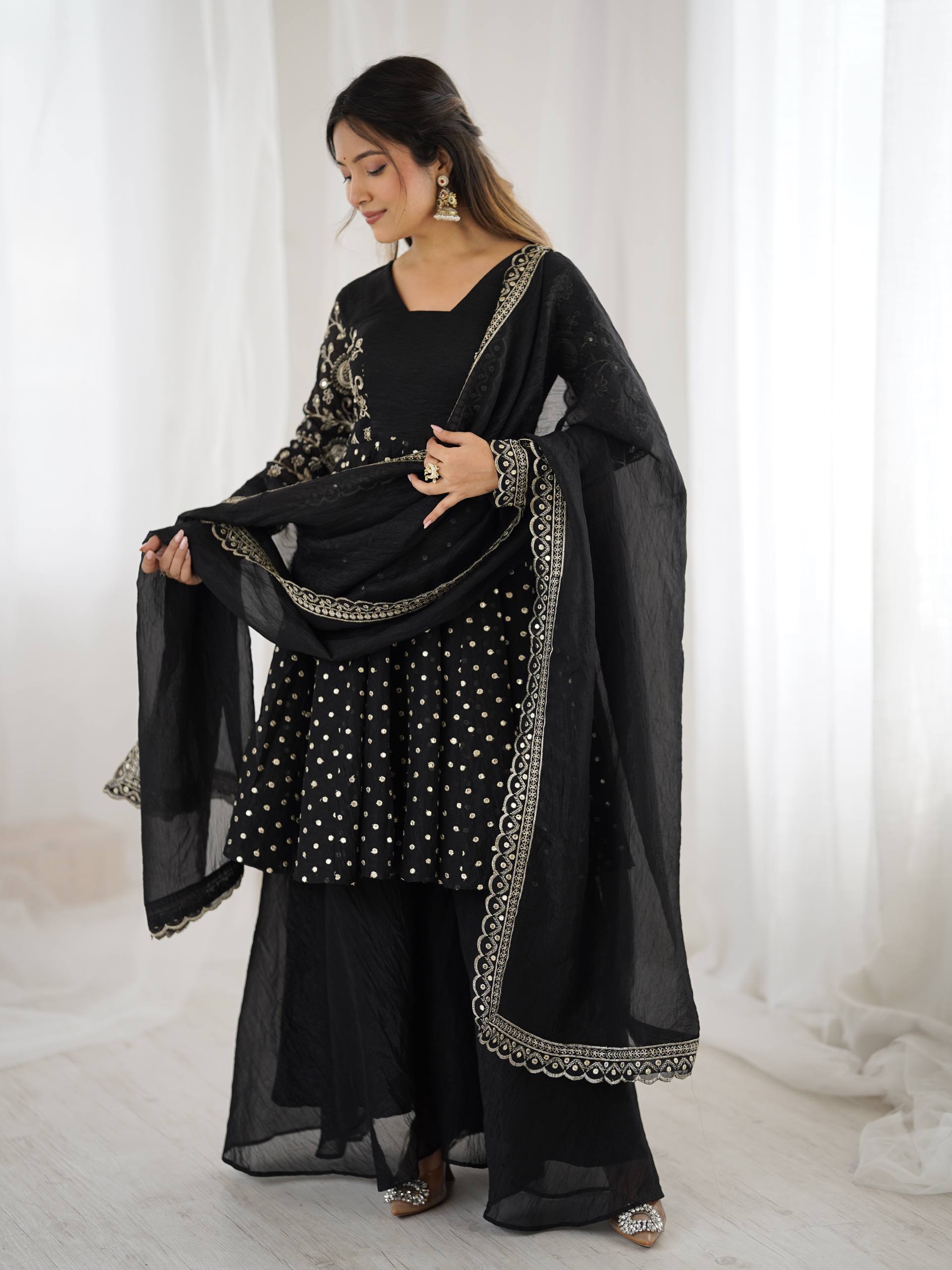 Women’s Ethnic Sharara Set