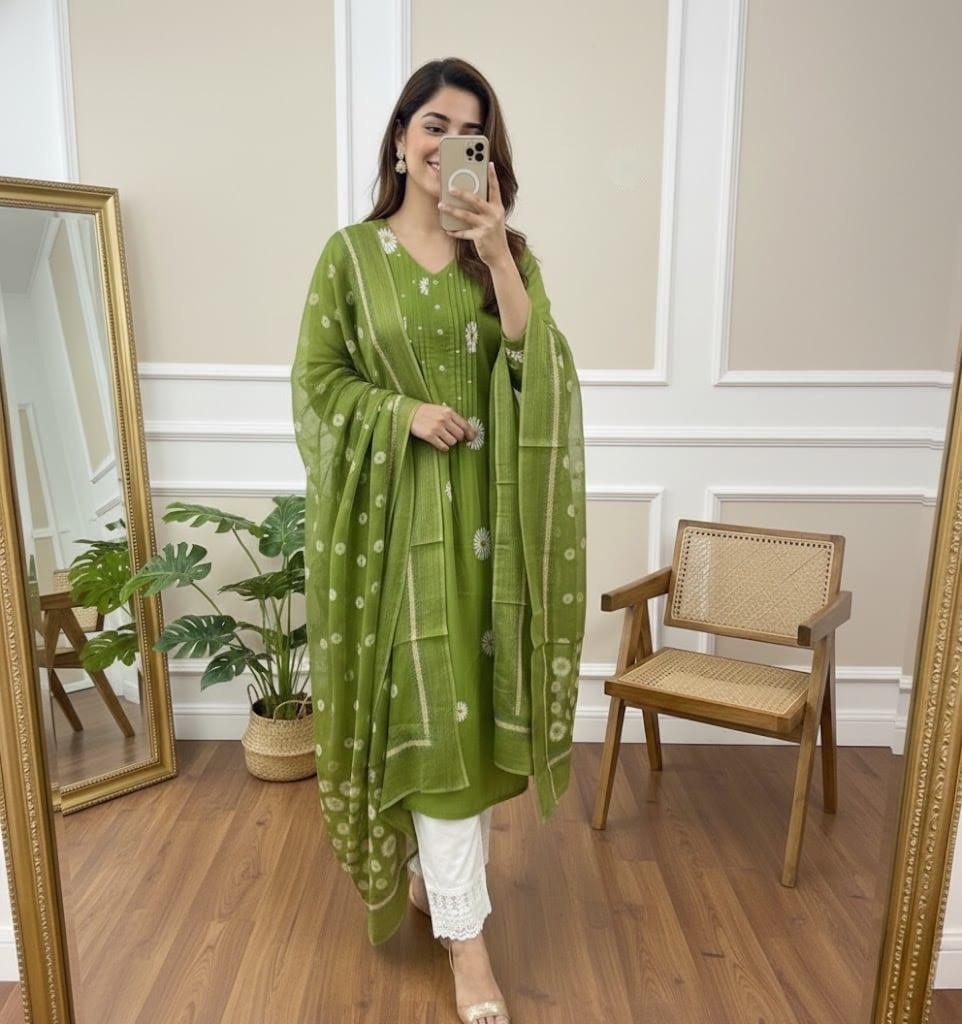 Cotton Ruby Bloom Suit Set